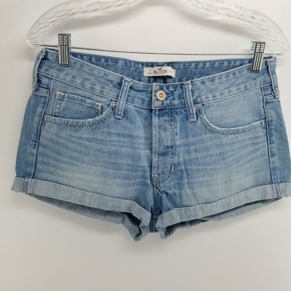 Hollister denim jean shorts size 7 - Picture 1 of 4